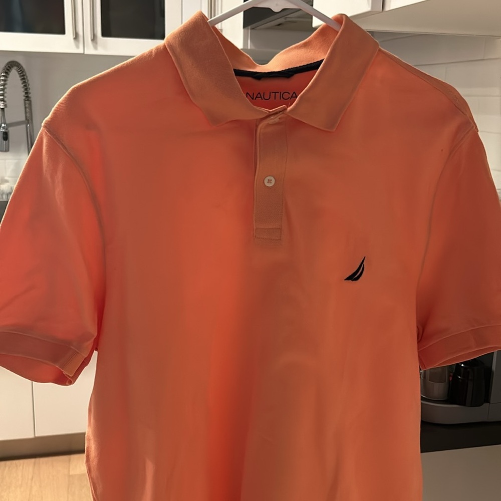 NWOT Nautica Polo T Shirt. Classic Fit. Size L